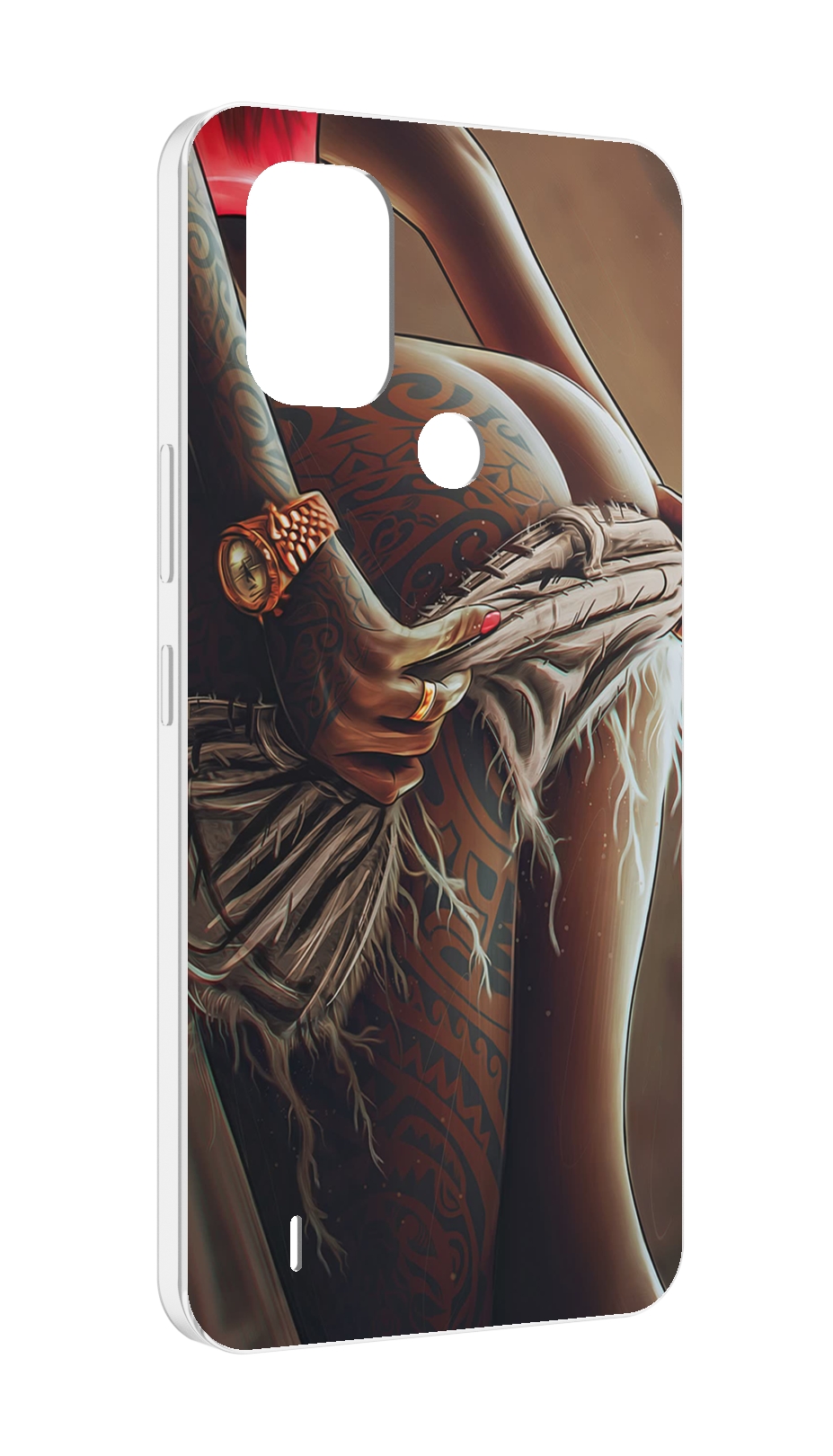 

Чехол MyPads полуголая девушка фотография женский для Nokia C31, Прозрачный, Tocco