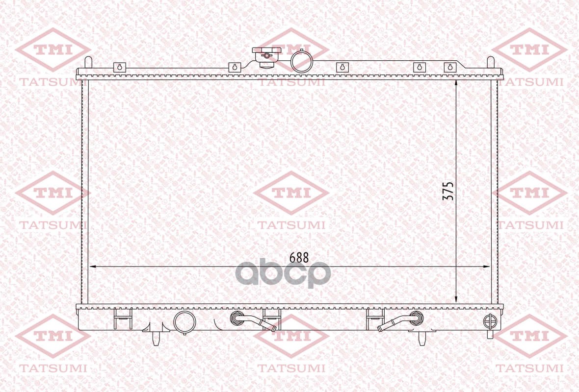 

Радиатор Охлаждения Tatsumi tga1021