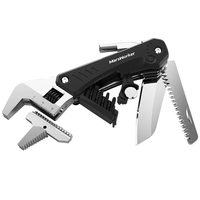 Мультитул Xiaomi MarsWorker Multi-function Wrench Knife, черный, 11 опций