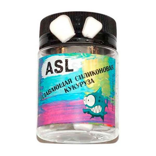 

Силиконовая приманка ASL съедобная Кукуруза № 641, ананас D4587, Белый