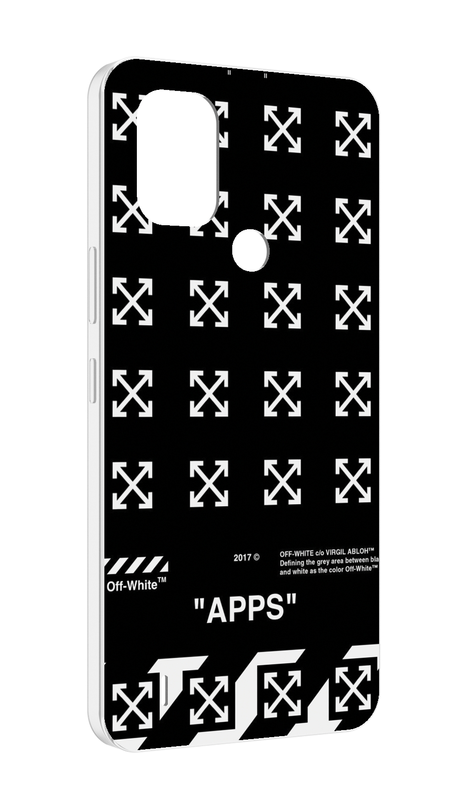 

Чехол MyPads оф-вайт-значки для Nokia C31, Прозрачный, Tocco