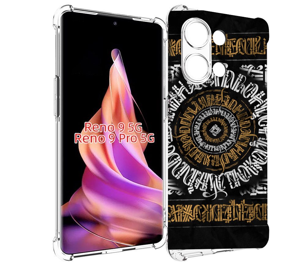 

Чехол MyPads лампас для Oppo Reno 9/Reno 9 Pro, Прозрачный, Tocco