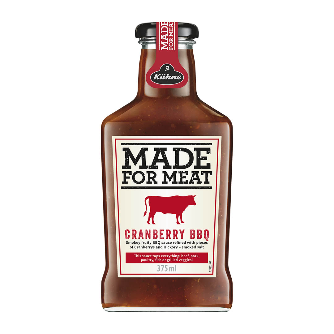 

Соус "Барбекю с клюквой" Kuhne Made for Meat 375 мл, Германия