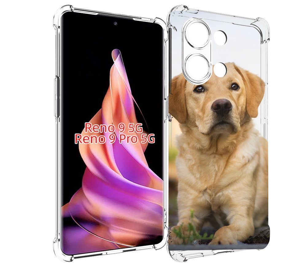 

Чехол MyPads лабрадор ретривер для Oppo Reno 9/Reno 9 Pro, Прозрачный, Tocco