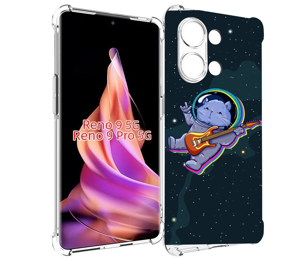 

Чехол MyPads крутой-хомяк-в-космосе для Oppo Reno 9/Reno 9 Pro, Прозрачный, Tocco
