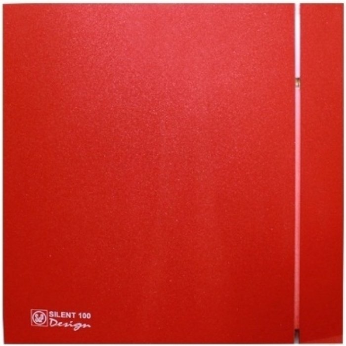 Настенная вытяжка для ванной Soler & Palau SILENT-100 CZ RED DESIGN-4C