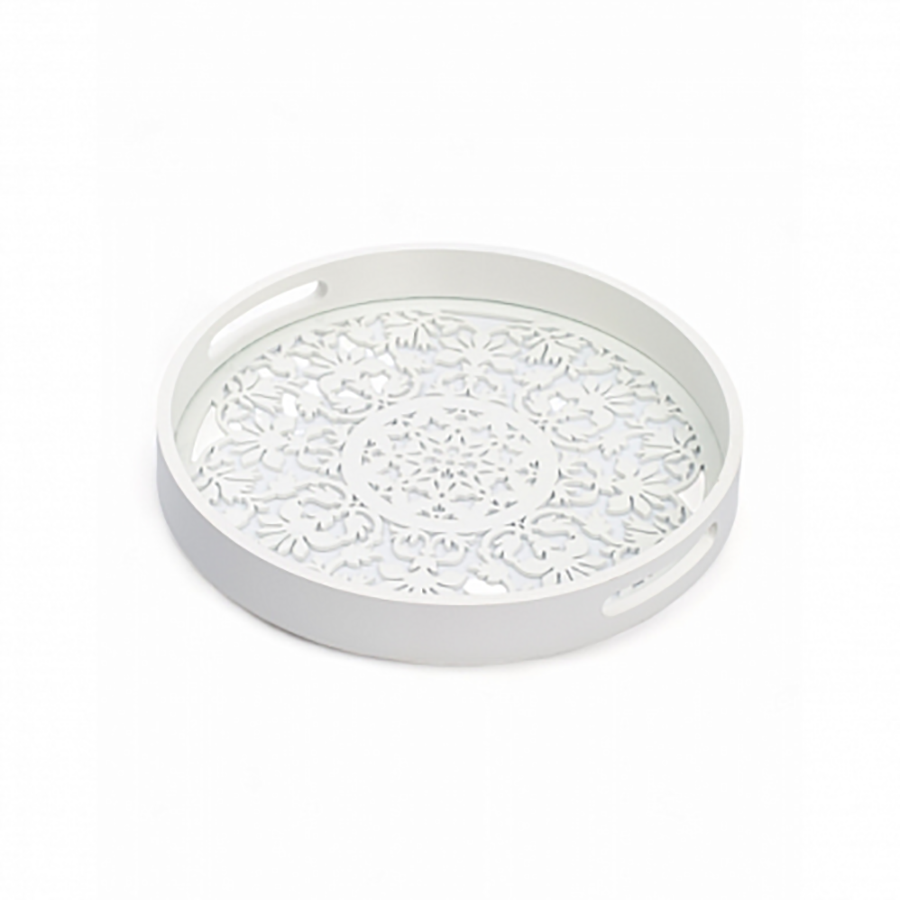 Поднос Domenik White Lace 30 см