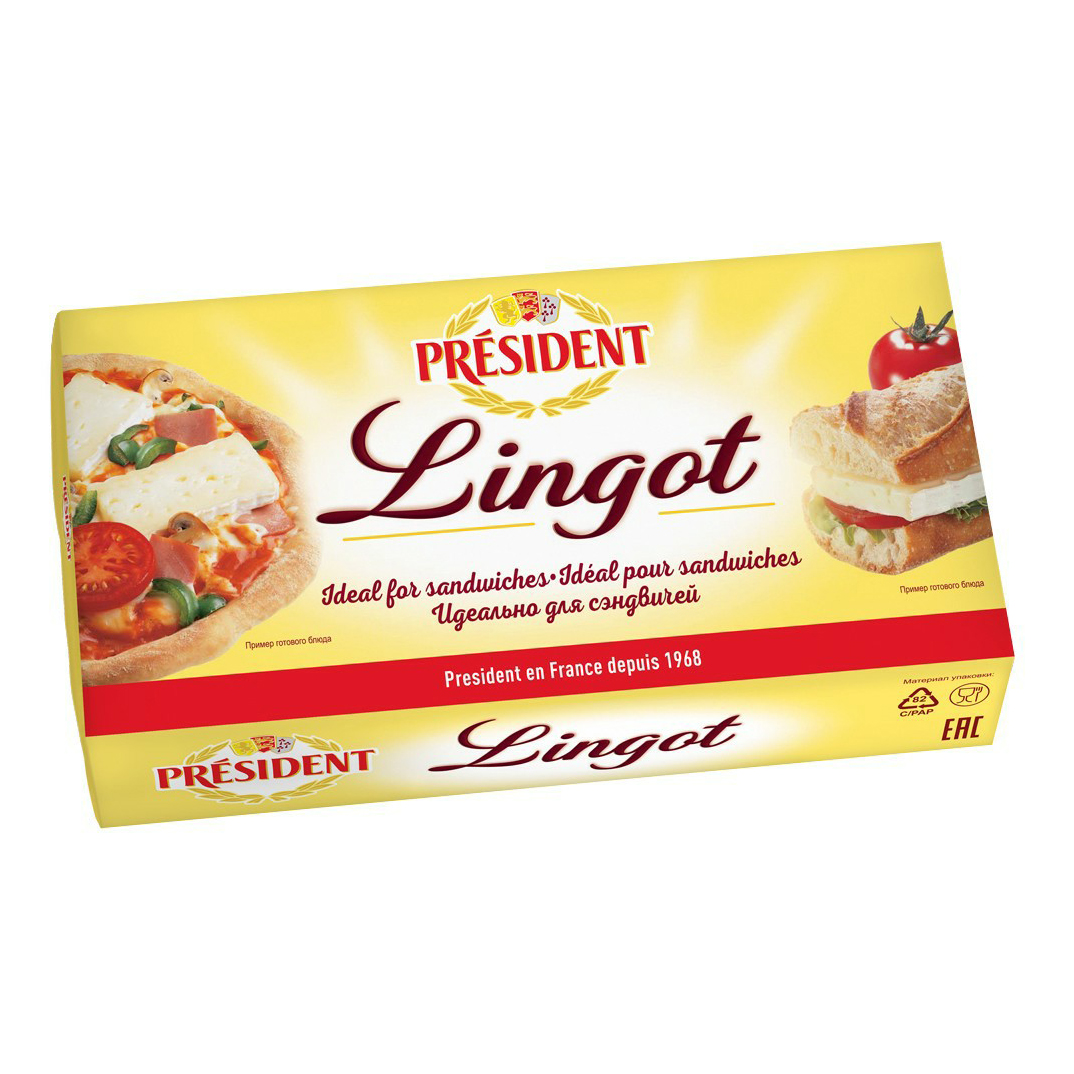 Сыр мягкий President Lingot Линго 60% PRESIDENT