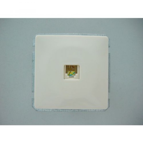 

Розетка ТФ-6P Rj12 (без рамки). IVORY. 1413L-S110