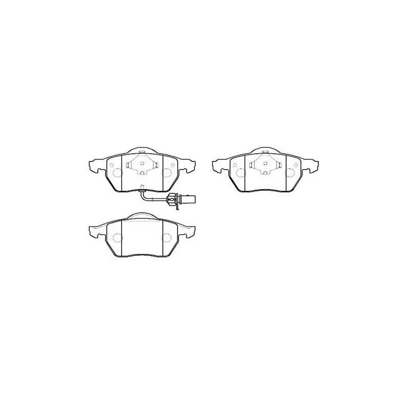

Тормозные колодки HSB передние HP9482