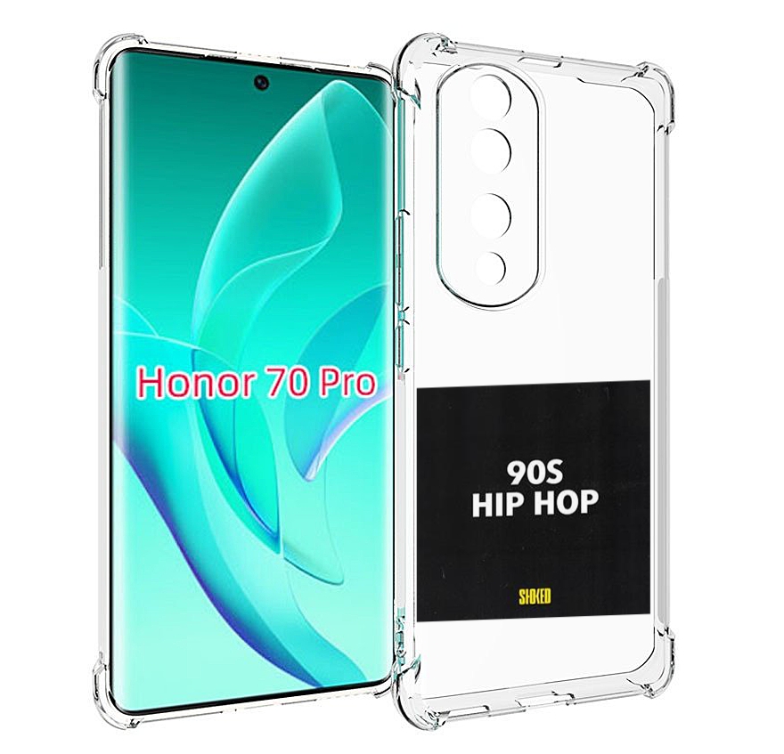 

Чехол MyPads Eazy-E 90S Hip Hop для Honor 70 Pro / 70 Pro Plus, Прозрачный, Tocco