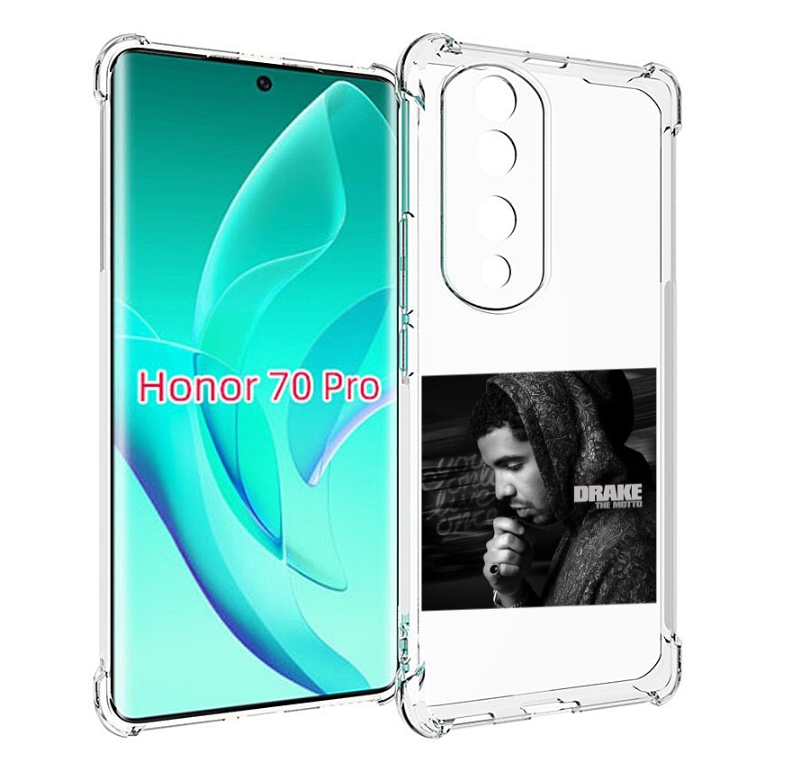 

Чехол MyPads Drake - The Motto для Honor 70 Pro / 70 Pro Plus, Прозрачный, Tocco