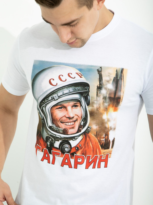 

Футболка мужская 25012 белая 52 RU, Белый, 25012