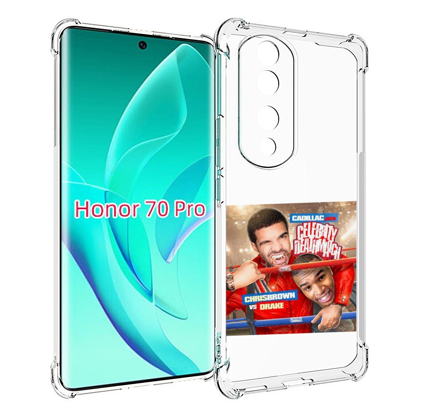

Чехол MyPads Drake & Chris Brown - Celebrity Deathmatch для Honor 70 Pro / 70 Pro Plus, Прозрачный, Tocco