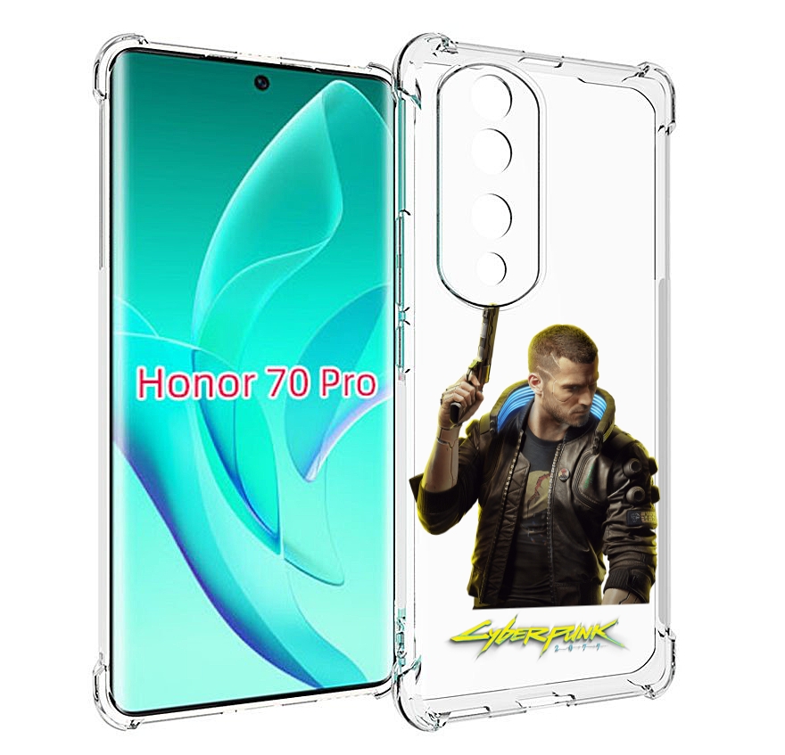 

Чехол MyPads Cyberpunk-2077 для Honor 70 Pro / 70 Pro Plus, Прозрачный, Tocco