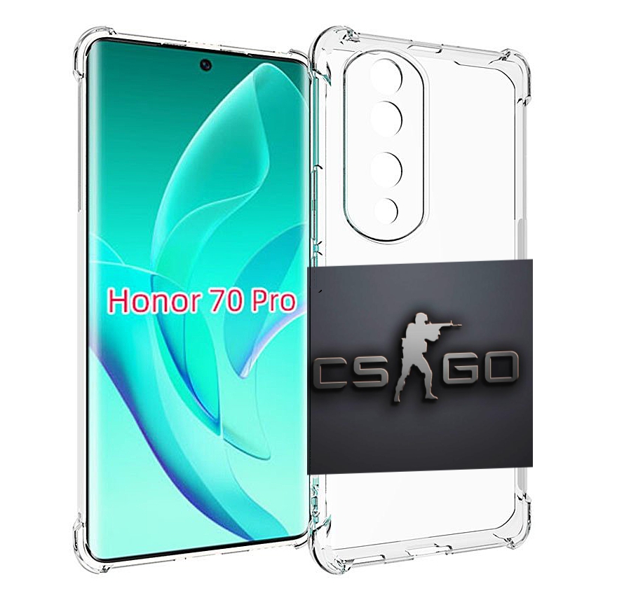

Чехол MyPads CS go логотип мужской для Honor 70 Pro / 70 Pro Plus, Прозрачный, Tocco