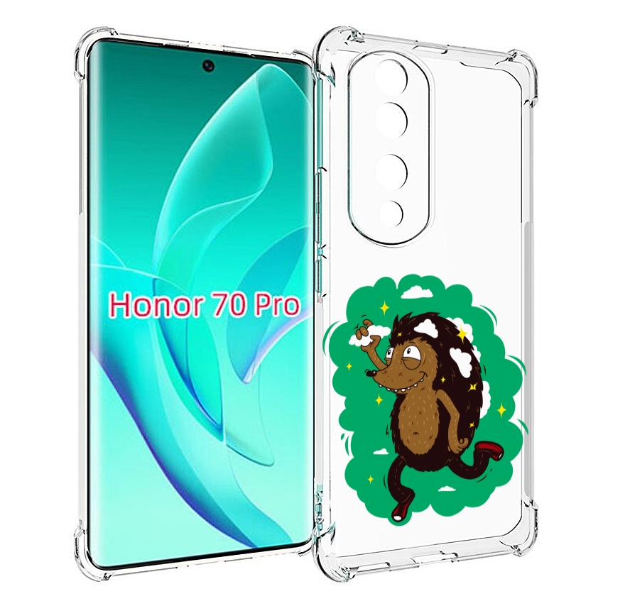 

Чехол MyPads Ежик в облаках для Honor 70 Pro / 70 Pro Plus, Прозрачный, Tocco