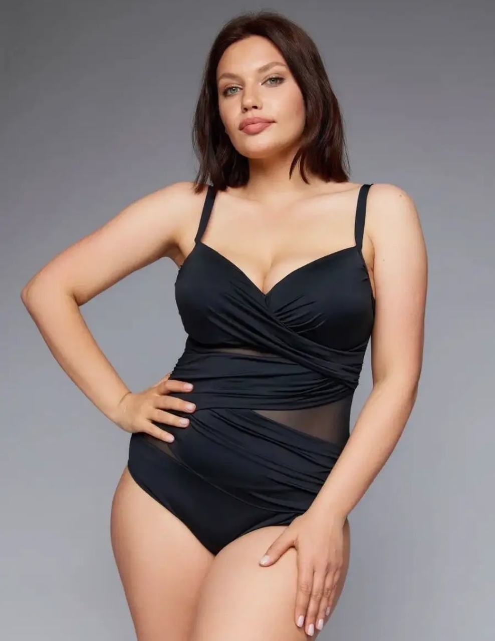 

Купальник слитный женский 21Moments 7777 черный M, 7777