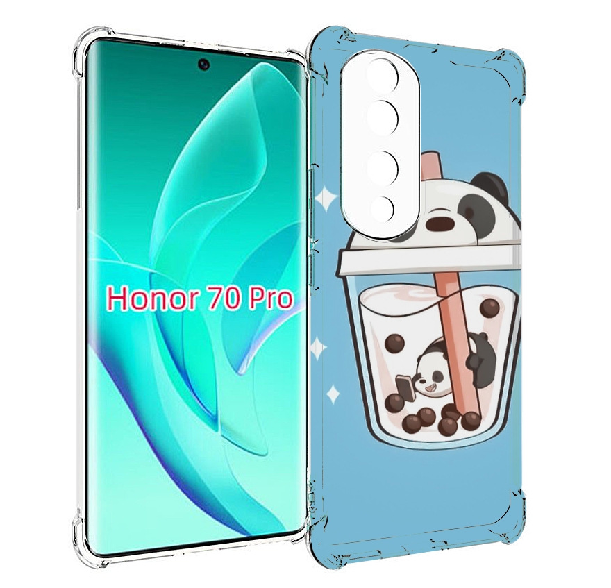 

Чехол MyPads Bubble tea для Honor 70 Pro / 70 Pro Plus, Прозрачный, Tocco