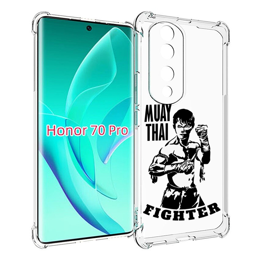 

Чехол MyPads Единоборства муайтай для Honor 70 Pro / 70 Pro Plus, Прозрачный, Tocco