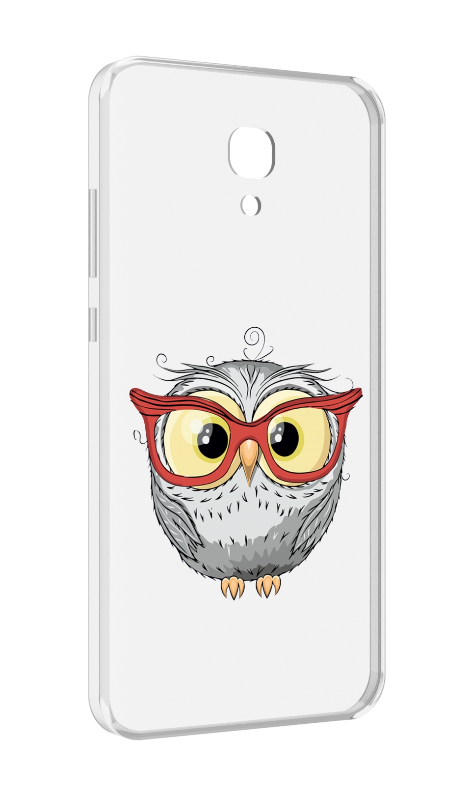 

Чехол MyPads сова-в-красных-очках для Meizu M6 (M711Q), Прозрачный, Tocco