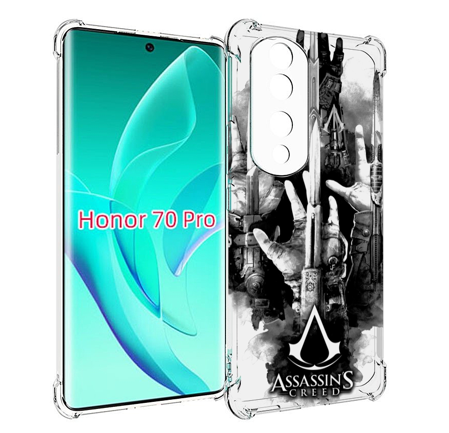 

Чехол MyPads Assassin's Creed скрытый клинок для Honor 70 Pro / 70 Pro Plus, Прозрачный, Tocco