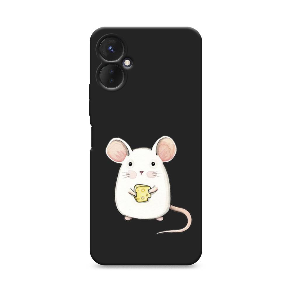 

Чехол Awog 301952-1 для Tecno Spark 9 Pro "Мышка", Белый, 301952-1