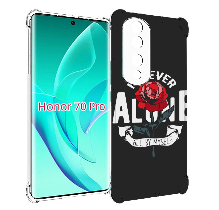 

Чехол MyPads Alone для Honor 70 Pro / 70 Pro Plus, Прозрачный, Tocco