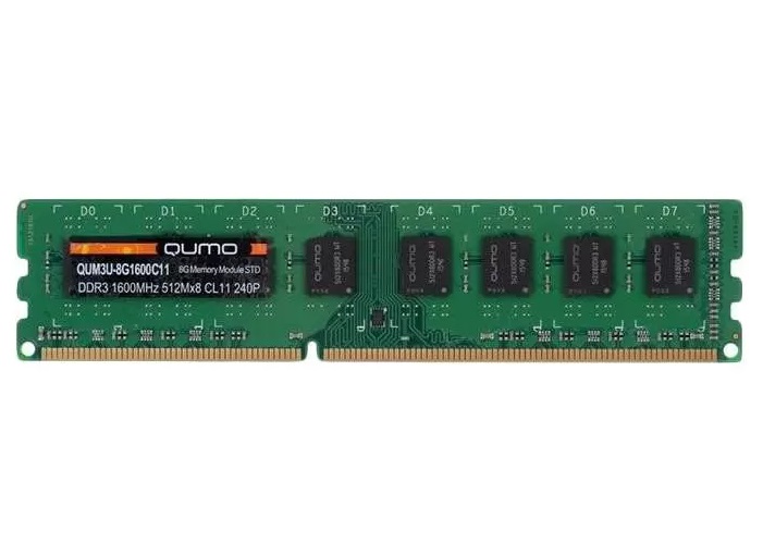 

Оперативная память QUMO DDR3 1x8Gb 1600MHz (QUM3U-8G1600C11(R))