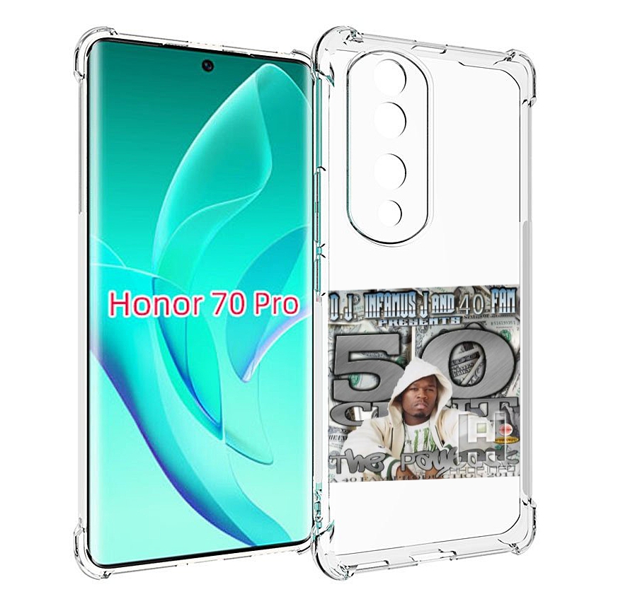 

Чехол MyPads 50 Cent - The Payback для Honor 70 Pro / 70 Pro Plus, Прозрачный, Tocco