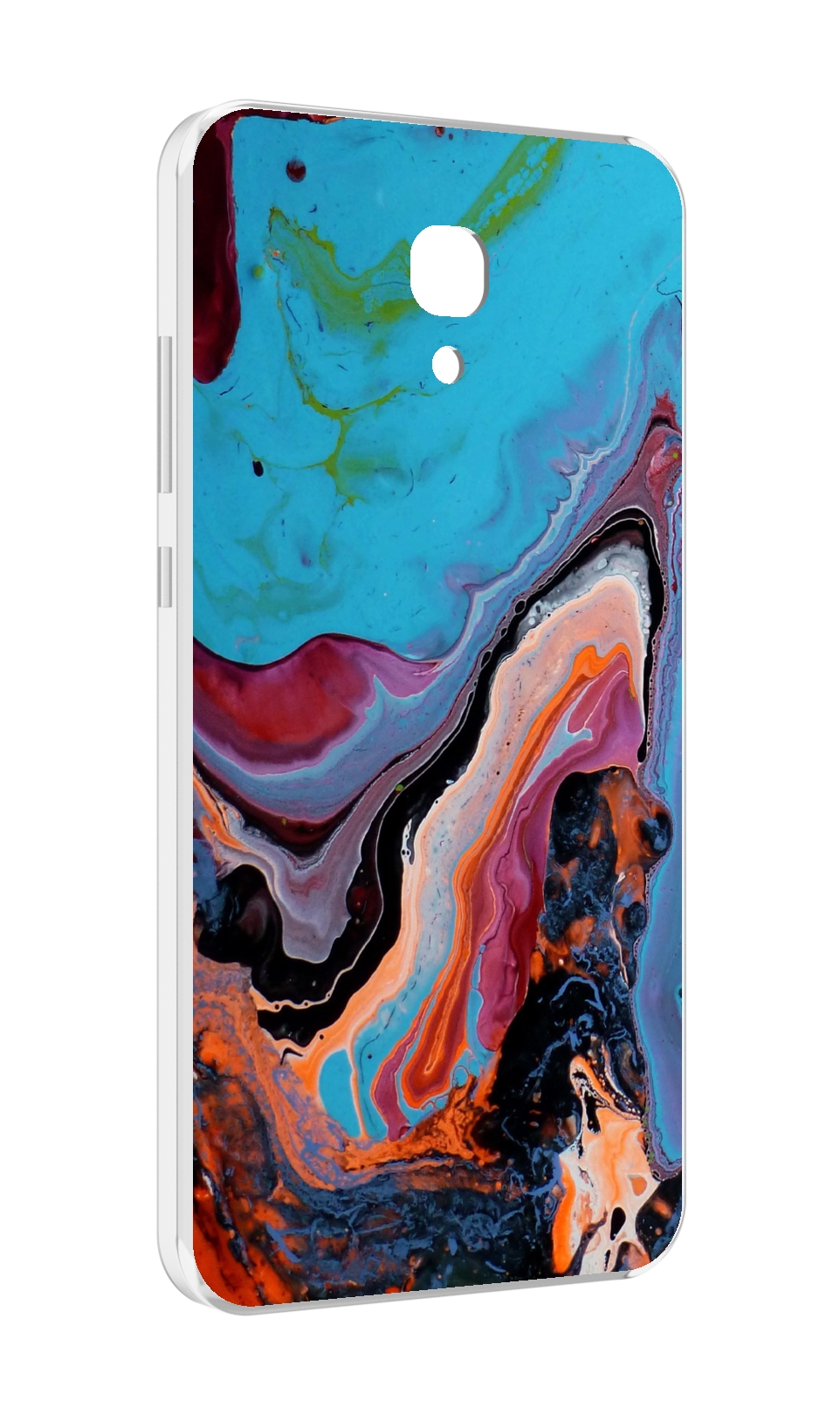 

Чехол MyPads смешанные краски для Meizu M6 (M711Q), Прозрачный, Tocco