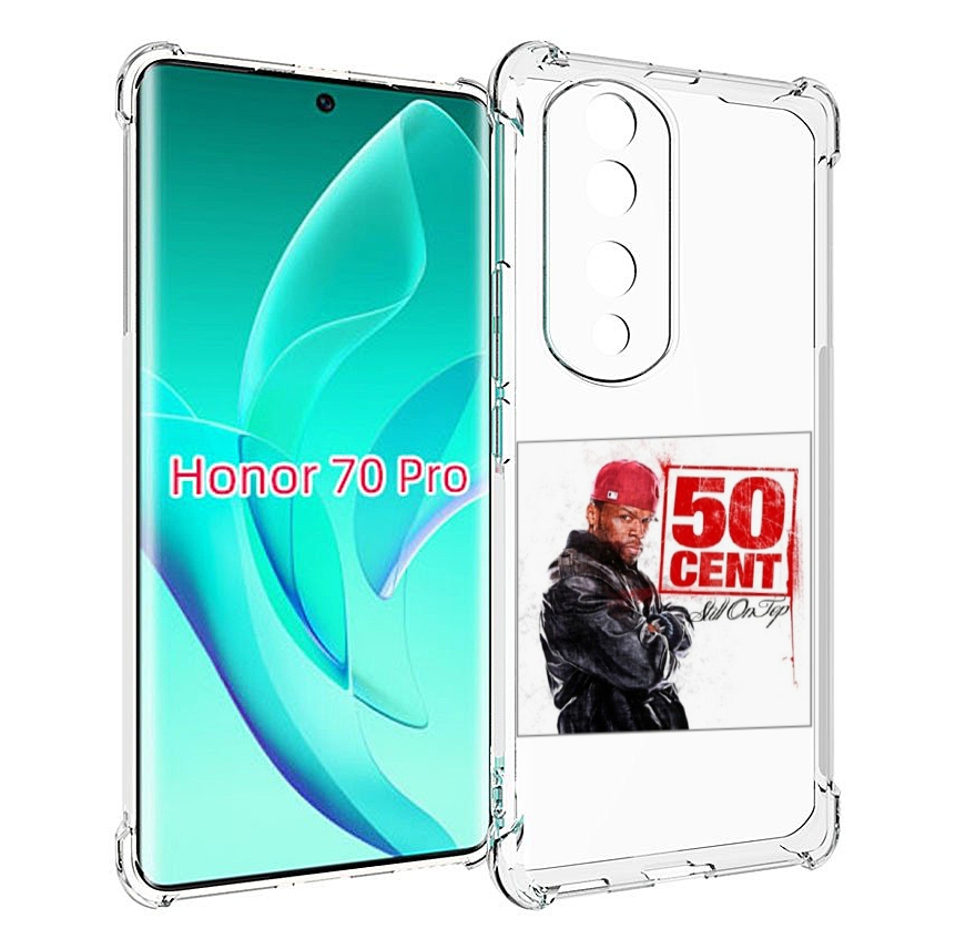

Чехол MyPads 50 Cent - Still On Top для Honor 70 Pro / 70 Pro Plus, Прозрачный, Tocco