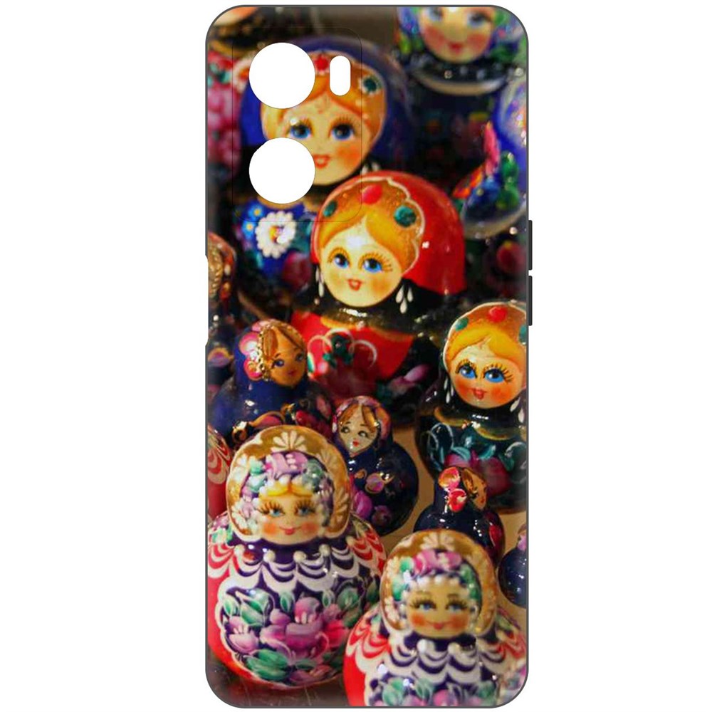 

Чехол-накладка Софт Матрешка для Oppo A57s, Черный