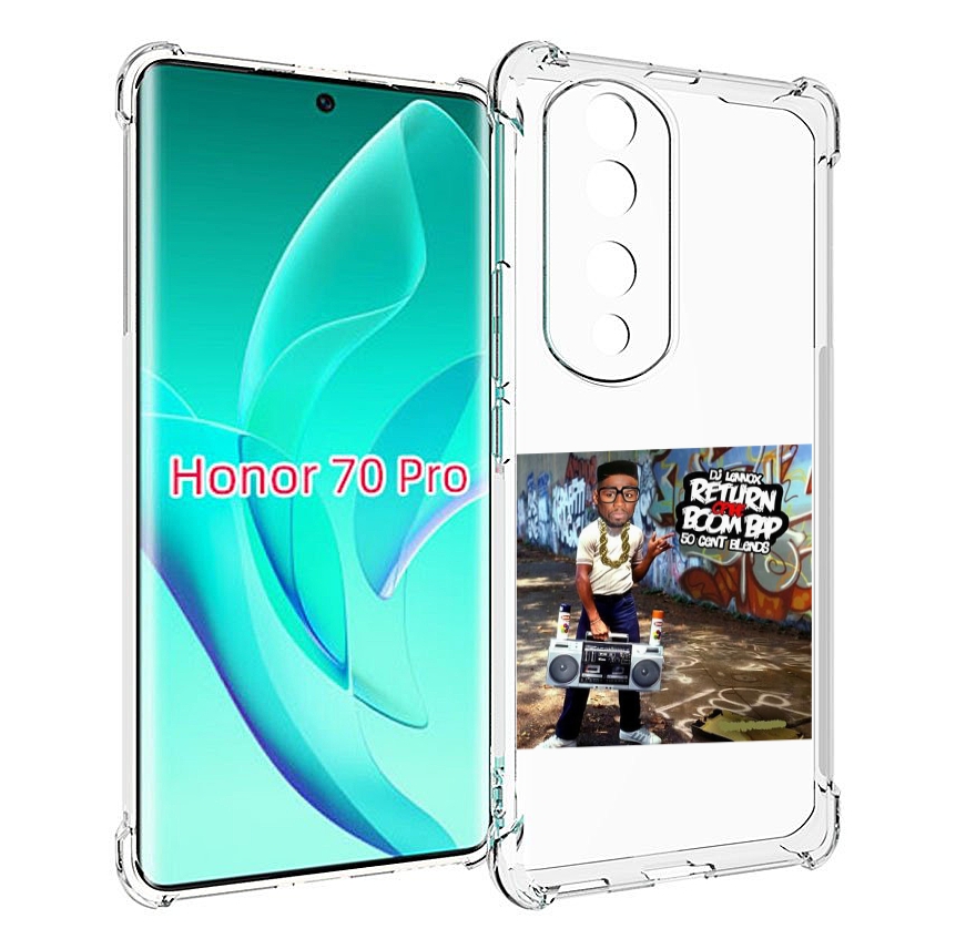 

Чехол MyPads 50 Cent & DJ Lennox - Return Of The Boom Bap для Honor 70 Pro / 70 Pro Plus, Прозрачный, Tocco
