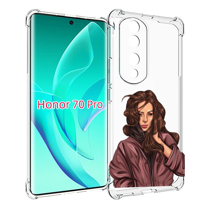 

Чехол MyPads Арт рисунок девушки для Honor 70 Pro / 70 Pro Plus, Прозрачный, Tocco