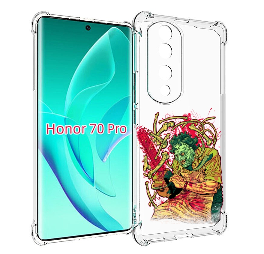 

Чехол MyPads яркий мясник для Honor 70 Pro / 70 Pro Plus, Прозрачный, Tocco