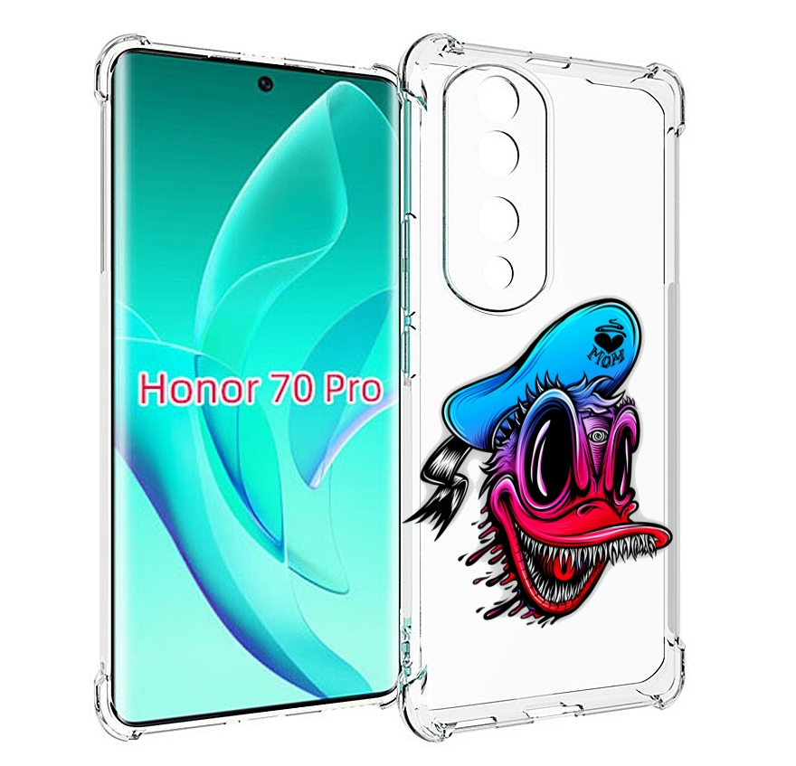 

Чехол MyPads Дональд для Honor 70 Pro / 70 Pro Plus, Прозрачный, Tocco
