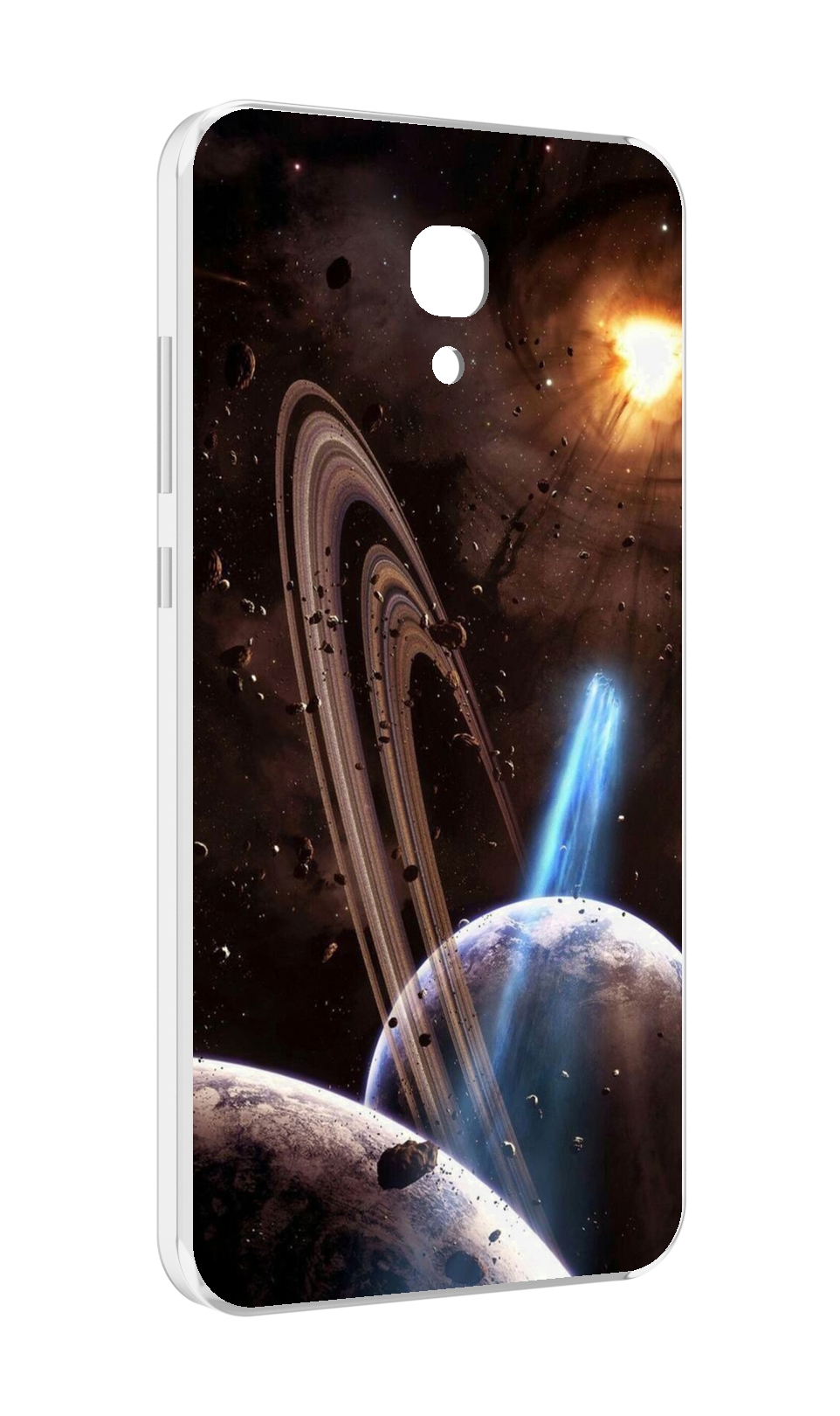 

Чехол MyPads сатурн в космосе для Meizu M6 (M711Q), Прозрачный, Tocco