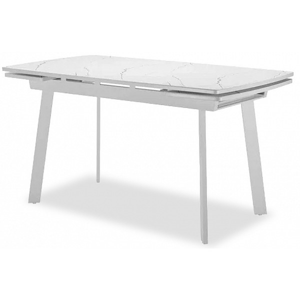 Стол обеденный Дик-мебель Dikline US140, белый мрамор