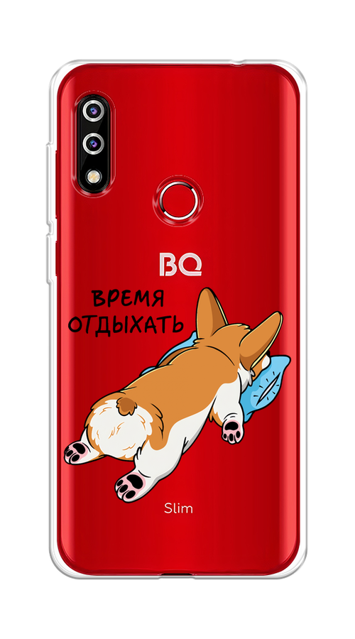 

Чехол на BQ 6061L "Корги отдыхает", Черный;коричневый;голубой, 202350-1