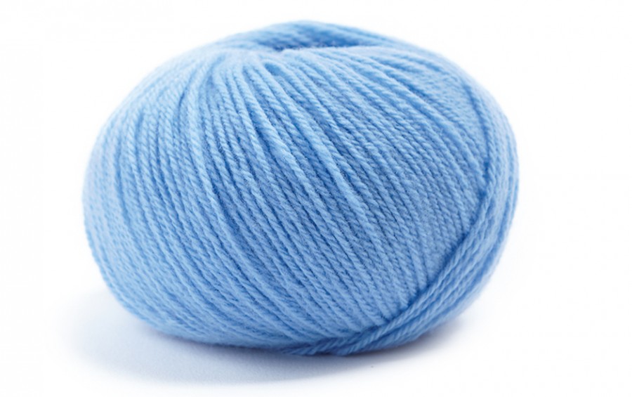

Пряжа для вязания Lamana Como 43 pastellblau, 100% шерсть мериноса сверхлегкая, Голубой, Como