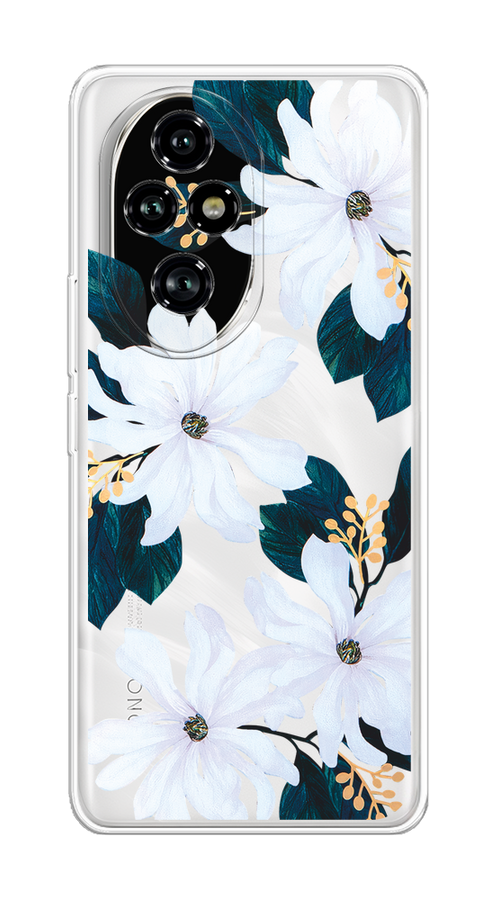 

Чехол на Honor 200 Pro "Delilah Flower", Зеленый;белый, 6124850-1