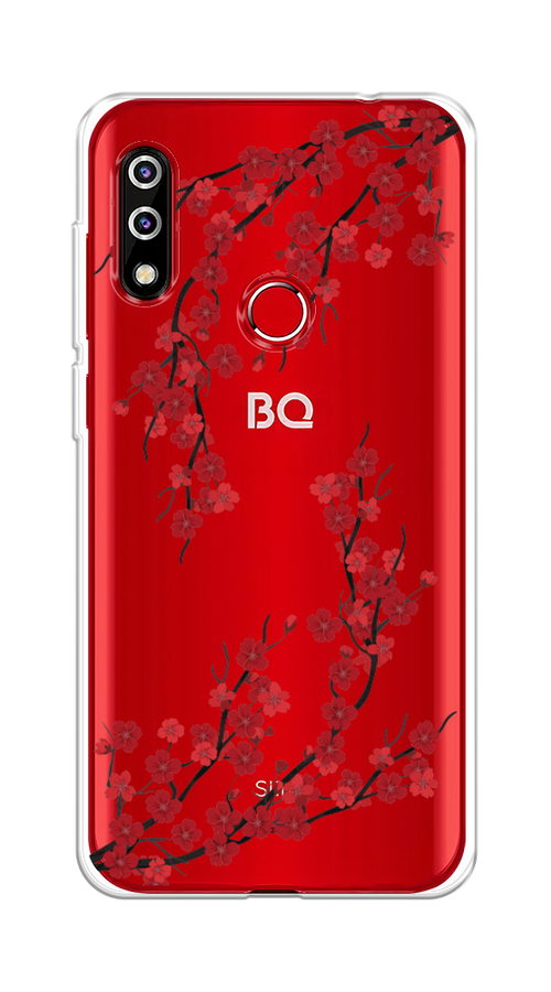 

Чехол на BQ 6061L "Красная сакура", Красный;черный, 202350-2
