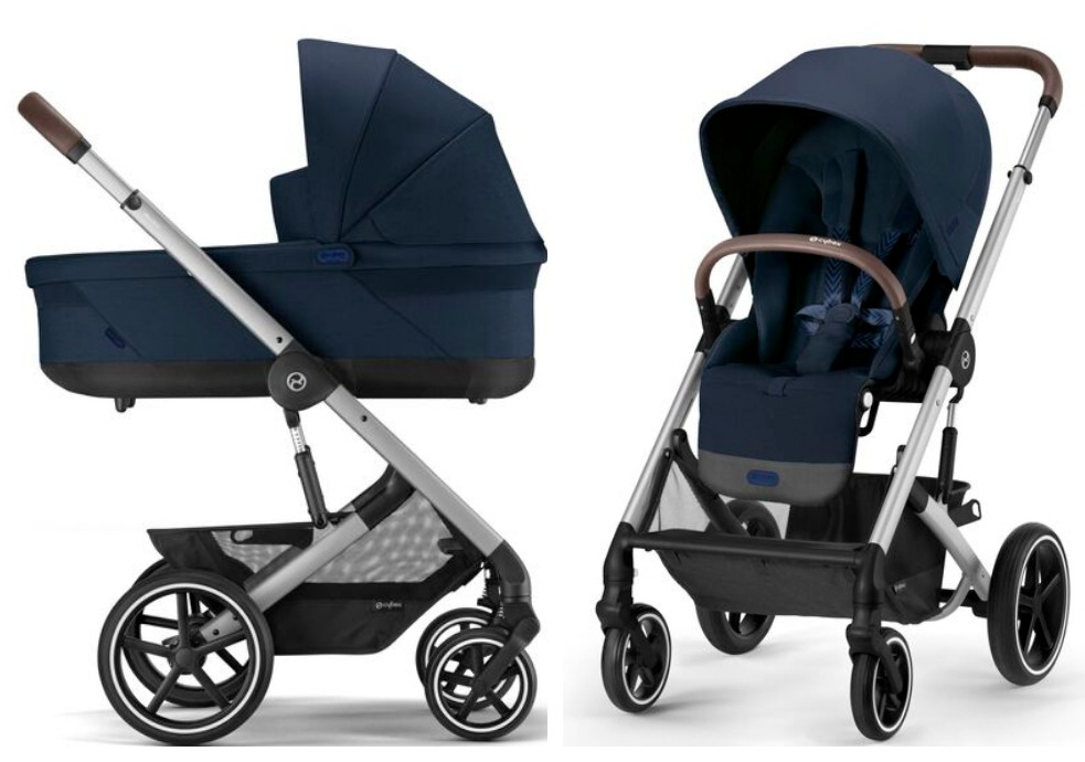 

Коляска 2 в 1 Cybex Balios S Lux SLV new ocean blue, Balios S Lux