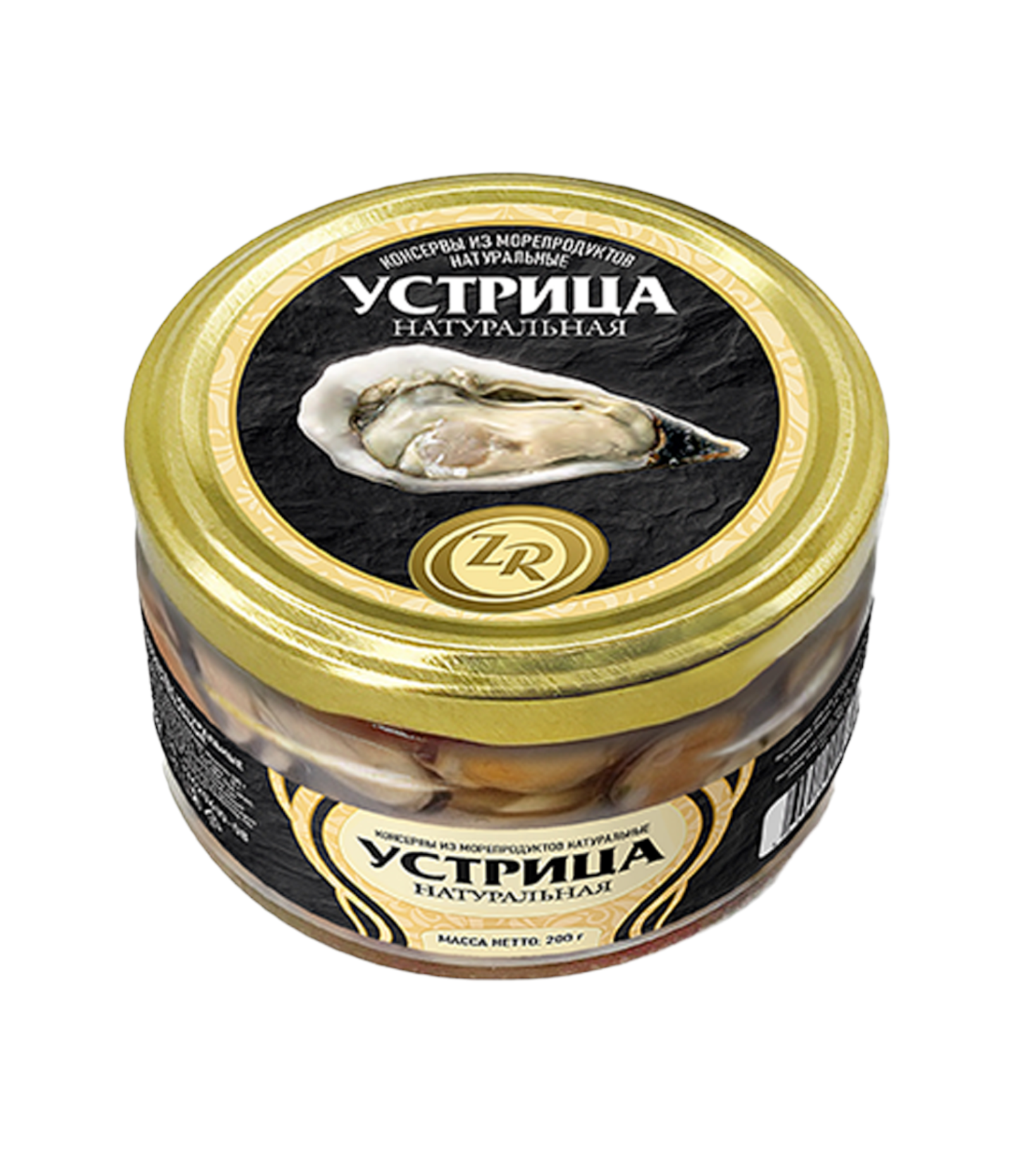 

Устрица натуральная, Золотистая рыбка, ТУ, 1 шт. по 200 г, "Устрица"