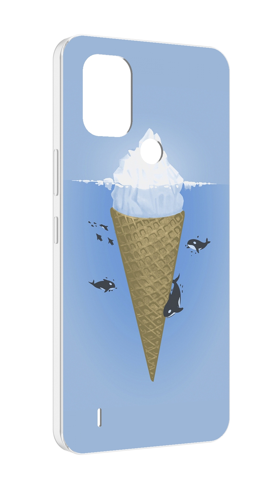 

Чехол MyPads мороженное-у-косаток для Nokia C31, Прозрачный, Tocco