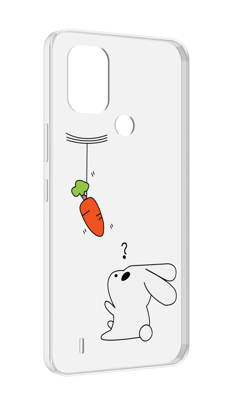 

Чехол MyPads морковка детский для Nokia C31, Прозрачный, Tocco