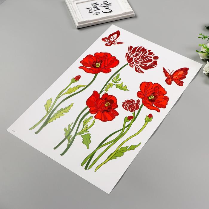 

Room Decor "Красный маки", 32х50,5 см