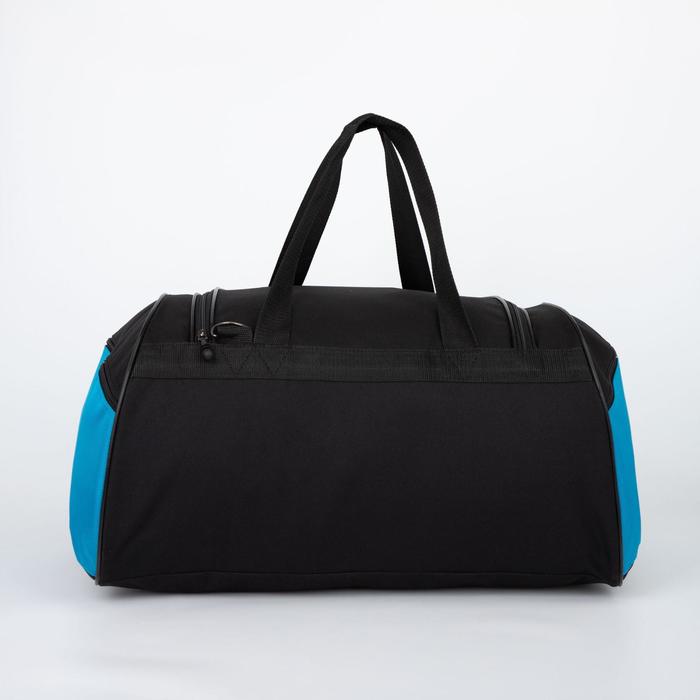 

Luris отдел на молнии, 2 наружных кармана, длинный ремень, черный/голубой