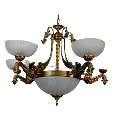 

89336/5-E27-Br Люстра подвесная бронза ELVAN